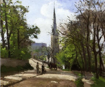 Camille Pissarro Painting - st stephen s church lower norwood 1870 Camille Pissarro